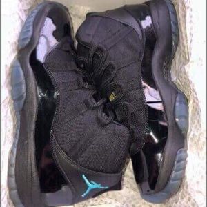 men’s foam posited and jordan 11 gamma